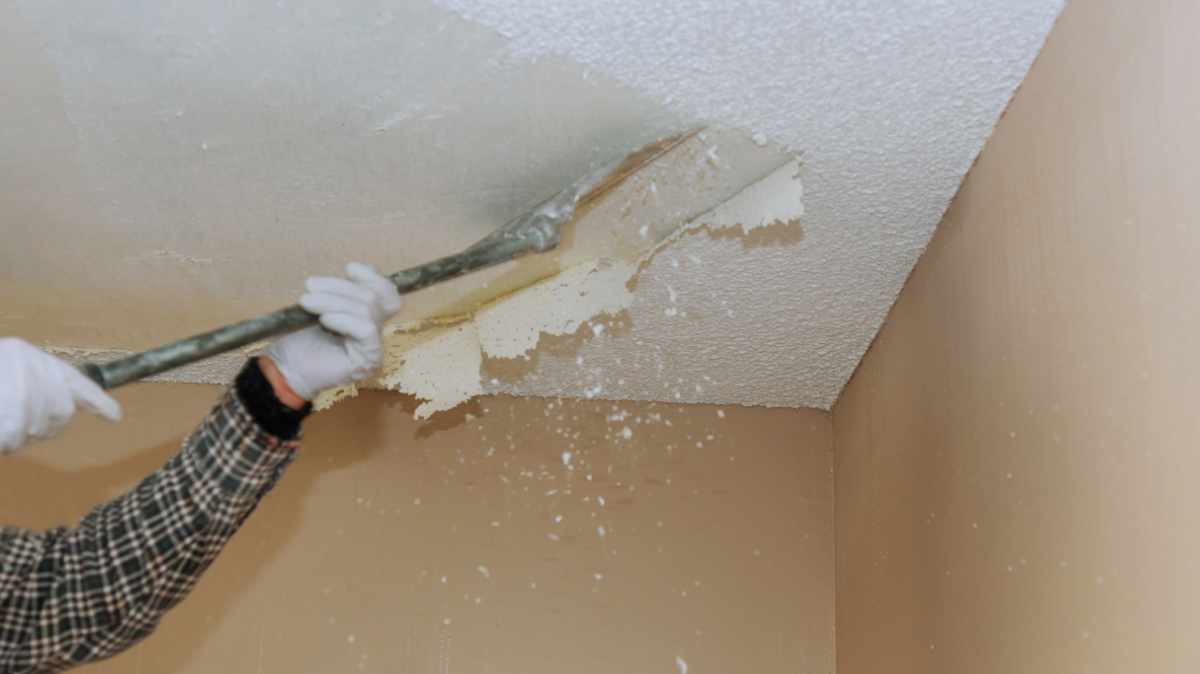 How To Remove Popcorn Ceiling
